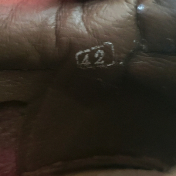 Rieker Casual Leather Lace Up Shoe Tan Brown Beige Men's Size 42 - Picture 7 of 9